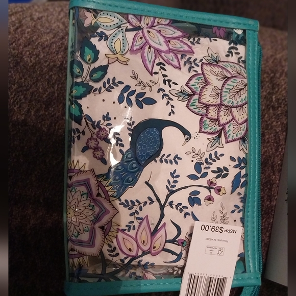 Vera Bradley peacock pouch - Picture 2 of 2